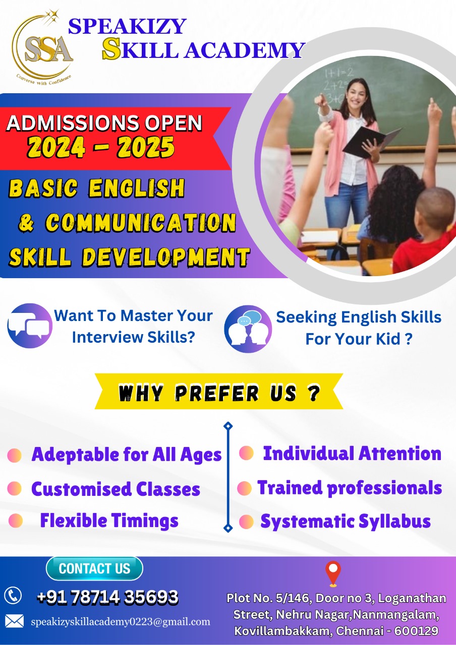 Best Spoken English Class in Chennai